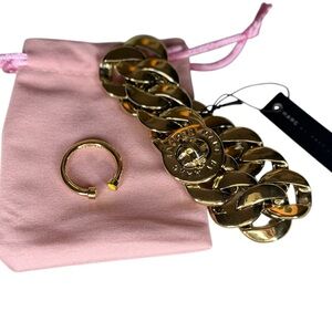 (MT356) NWT MARC By Marc Jacobs Bracelet & Ring Set